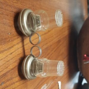 Elegant Gold Glass Candle Holders